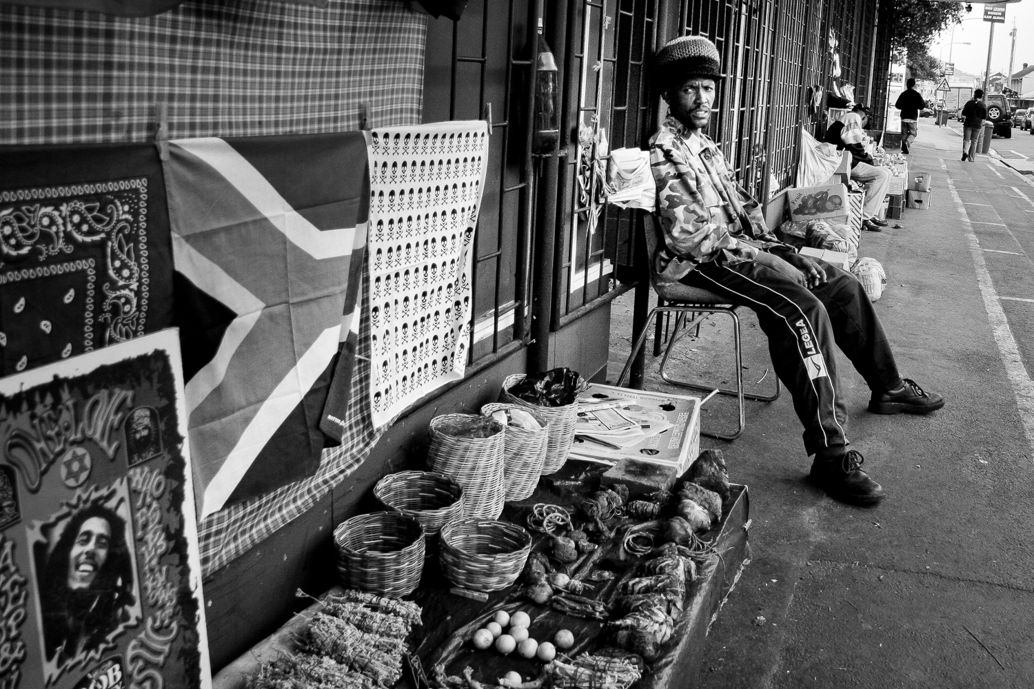 People buying fish and chips at Palace Fisheries, Salt River, 2014.